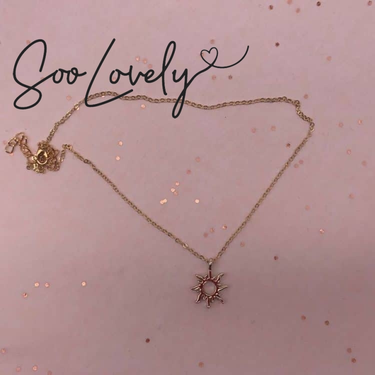 good vibes only ketting met zon