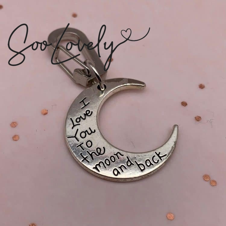 I love you to the moon sleutelhanger